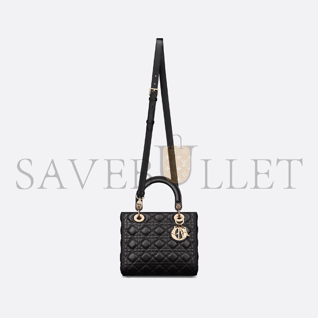 DIOR MEDIUM LADY DIOR BAG M0565ONGE_M900 (23*20*12.7cm)